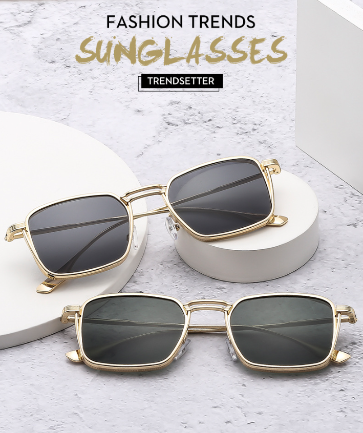 💥Square Retro Fashion Influencer Sunglasses